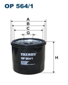 Фільтр масляний FILTRON OP5641