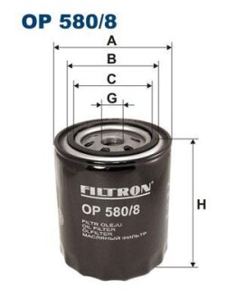 Фільтр масляний FILTRON OP5808