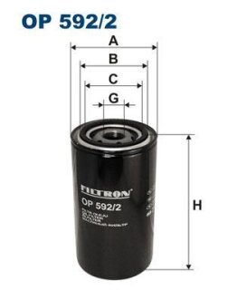 Фільтр масляний FILTRON OP5922