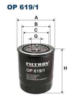 Фільтр масляний FILTRON OP6191