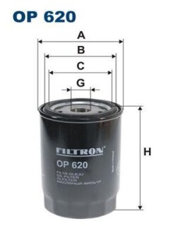 Фільтр масляний FILTRON OP620