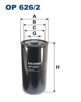 Фільтр масляний FILTRON OP6262
