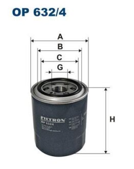Фільтр масляний FILTRON OP6324