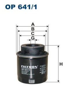 Фільтр масляний FILTRON OP6411