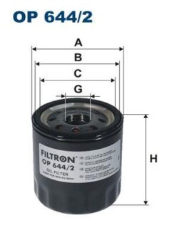 Фільтр масляний FILTRON OP6442