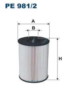 Фільтр паливний FILTRON PE9812