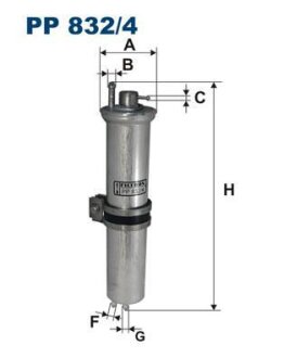Фільтр паливний FILTRON PP8324