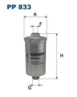 Фільтр паливний FILTRON PP833