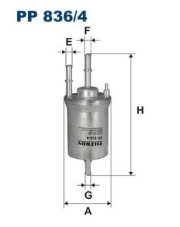 Фільтр паливний FILTRON PP8364