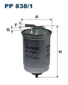 Фільтр паливний FILTRON PP8381