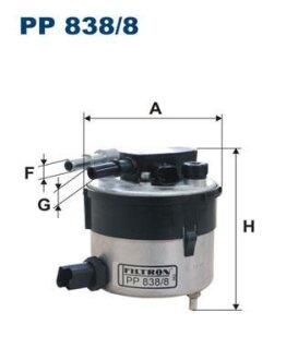 Фільтр паливний FILTRON PP8388