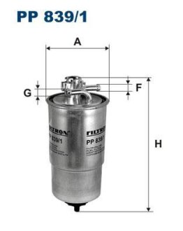Фільтр паливний FILTRON PP8391