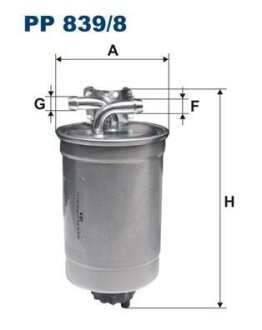 Фільтр паливний FILTRON PP8398