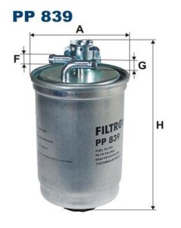 Фільтр паливний FILTRON PP839