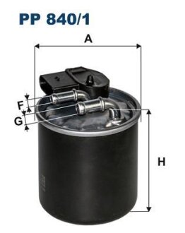 Фільтр паливний FILTRON PP8401
