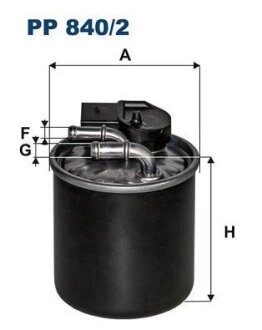 Фільтр паливний FILTRON PP8402