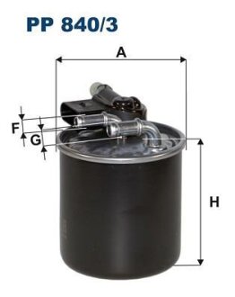 Фільтр паливний FILTRON PP8403
