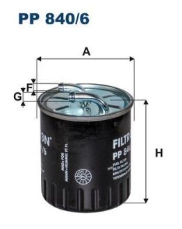 Фільтр паливний FILTRON PP8406