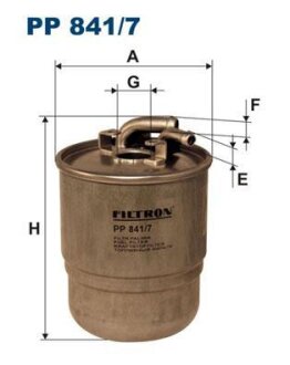 Фільтр паливний FILTRON PP8417