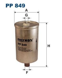 Фільтр паливний FILTRON PP849