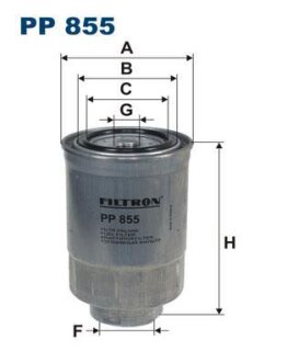 Фільтр паливний FILTRON PP855