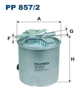 Фільтр паливний FILTRON PP8572