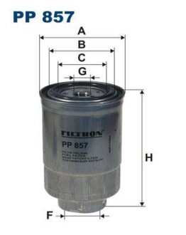 Фільтр паливний FILTRON PP857