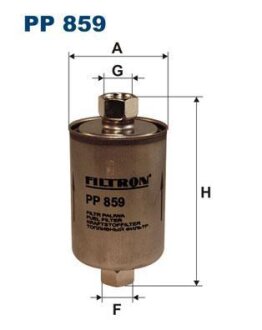 Фільтр паливний FILTRON PP859