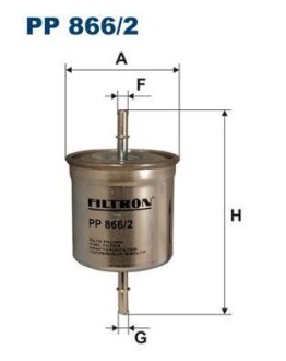 Фільтр паливний FILTRON PP8662