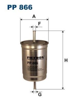 Фільтр паливний FILTRON PP866