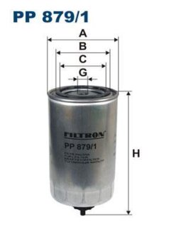 Фільтр паливний FILTRON PP8791
