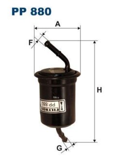 Фільтр паливний FILTRON PP880
