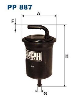 Фільтр паливний FILTRON PP887
