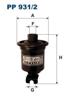 Фільтр паливний FILTRON PP9312