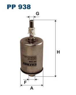 Фільтр паливний FILTRON PP938