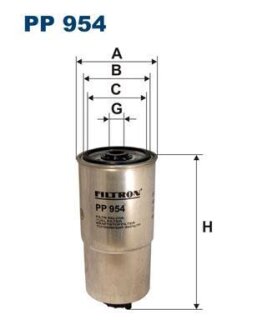 Фільтр паливний FILTRON PP954