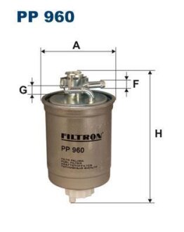 Фільтр паливний FILTRON PP960