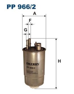 Фільтр паливний FILTRON PP9662