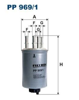 Фільтр паливний FILTRON PP9691