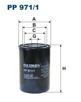 Фільтр паливний FILTRON PP9711
