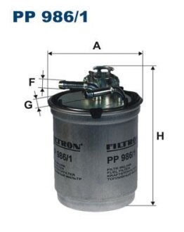 Фільтр паливний FILTRON PP9861