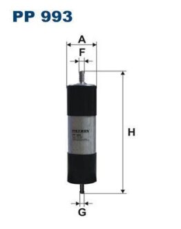 Фільтр паливний FILTRON PP993