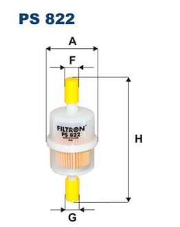 Фільтр паливний FILTRON PS822