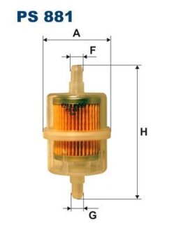 Фільтр паливний FILTRON PS881