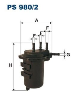 Фільтр паливний FILTRON PS9802