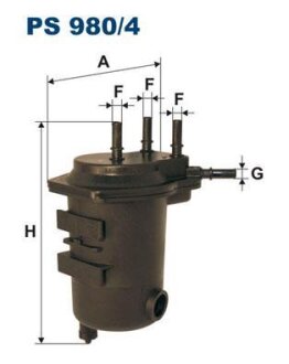 Фільтр паливний FILTRON PS9804