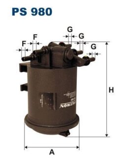 Фільтр паливний FILTRON PS980