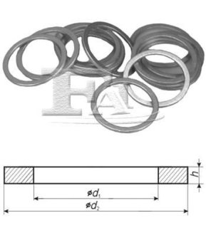 Шайба алюмінієва Fischer Automotive One (FA1) 372.980.100