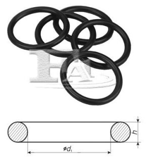 Кольцо резиновое Fischer Automotive One (FA1) 804.360.100