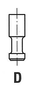 Клапан выпускной MAZDA 6616/BMARCR EX FRECCIA R6616BMARCR